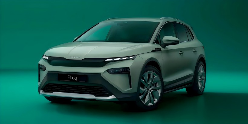 ຮູບພາບ Teaser ຂອງškoda ellroq vs: SUV ການປະຕິບັດງານດ້ານລົດໄຟຟ້າສໍາລັບຄອບຄົວ, Breaking 100 ກມ / ຊຕ່ໍາກວ່າ 6 ວິນາທີ